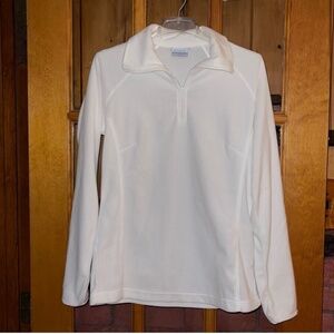 Soft Fleece Columbia Sportswear Fresh Clean Look Zip Pullover Size M